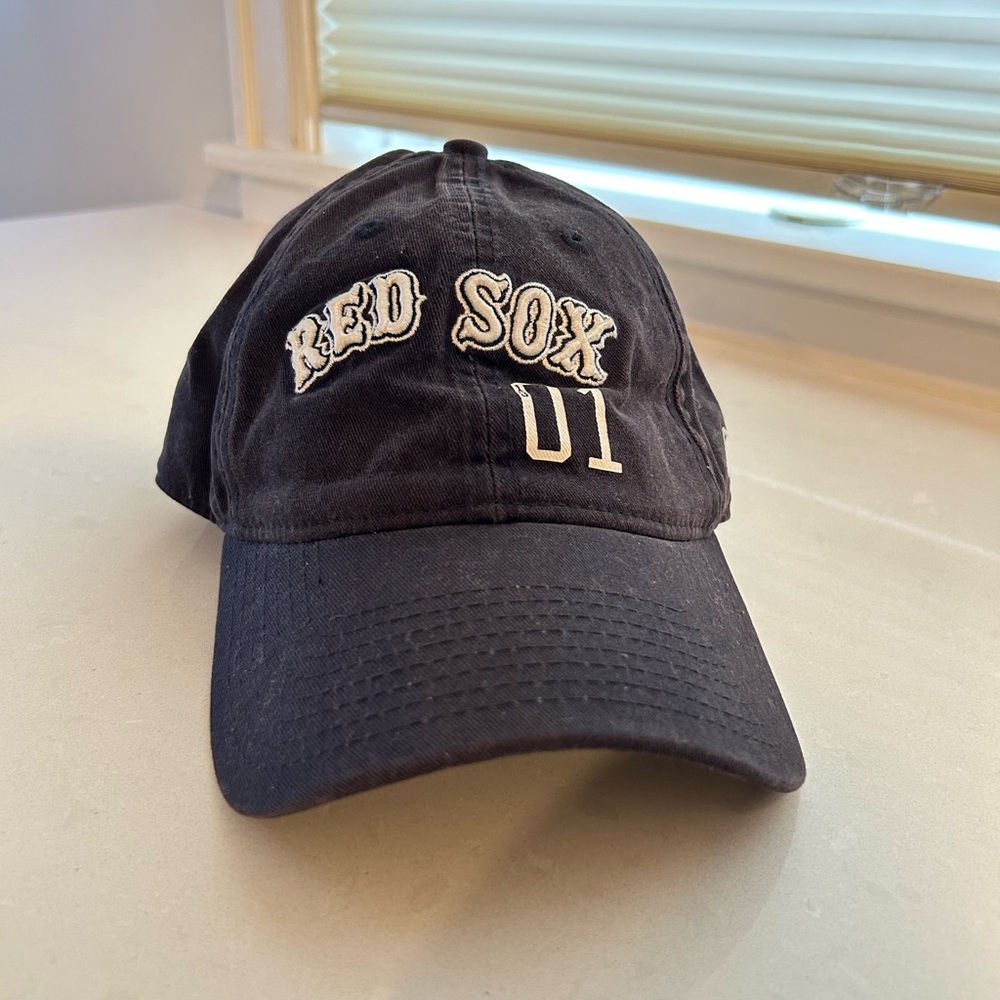 Ladies Navy Red Sox Baseball Cap
